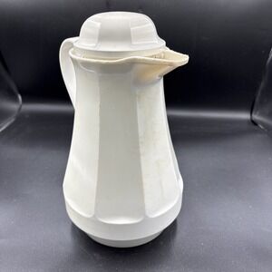 Vtg Thermos Christa Coffee Butler Carafe West Germany 1982 32 oz WHITE Scratches